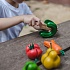 Игровой набор - Нарежь фрукты и овощи, деревянный  - миниатюра №4